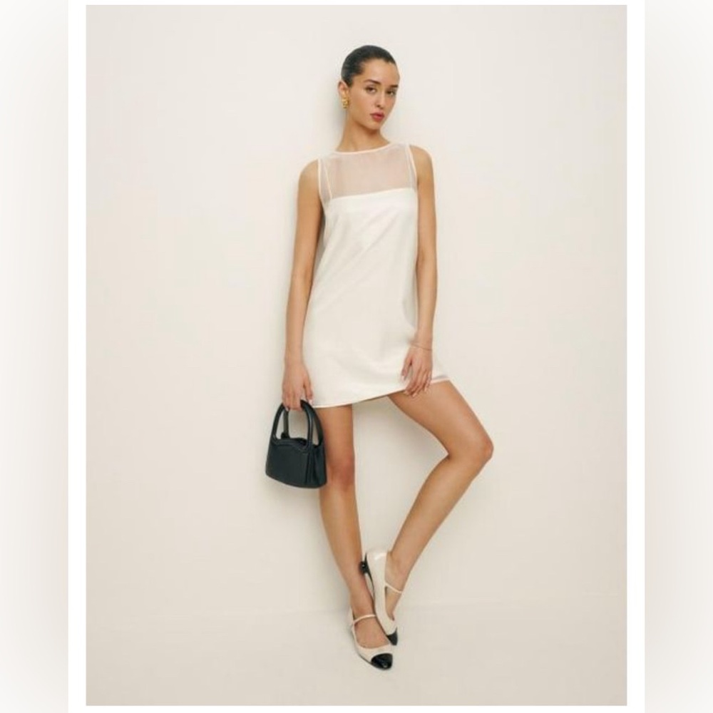 Reformation White Mini Dress